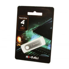 USB Flash Drive 4 Gb HI-RALI Shuttle Silver (HI-4GBSHSL)