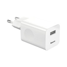   USB 220 Baseus CCALL-BX02, Home Charger, QC3.0 12V/2A White