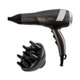 Фен Rotex RFF220-R UltimateCare Pro, 2200Вт, 2 швидкості, режим "холодне повітря", дифузор, сірий