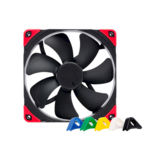 Вентилятор 140 mm Noctua NF-A14PWM CHROMAX.BLACK.SWAP 140x140x25мм SSO2 300-1500об/мин damaged box