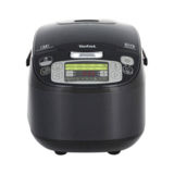 Мультиварка TEFAL Fuzzy Logic RK815834, 750Вт, 5 л, дисплей, антипригарна чаша, 42 програми, жарка, йогурт, випічка, функції: відстрочка старту, підтримка температури, мультіповар, технологія Fuzzy Logic, 3D нагрів, чорний