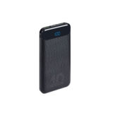 Зовнішній акумулятор (Power Bank) RIVAPOWER VA2540, 10000 мА, QC/PD 20 Вт, чорний колір