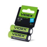 Батарейка LR6 лужна Videx AA 2шт SHRINK