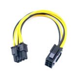 Перехідник живлення відеокарты 6Pin -->8Pin(YT-PAPV-6P-->8P)