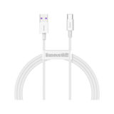 Кабель USB 2.0 Type-C - 1.0 м Baseus CATYS-02 Superior Series, 66W White