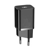 Зарядний пристрій TypeC 220В Baseus CCSUP-B01, Super Si Quick Charger 1C 20W EU Black
