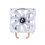 Вентилятор CPU універсал Qube QB-OL1000W, white, алюминий и медні теплові трубки, 1x120 мм RGB, 37.2 dBA, 4-pin, Макc TDP: 130W, 700-1800RPM для Intel 2011/1366/115x/1700/1200 для AMD AM4/AM5/AM3/AM2+/AM2/FM2+/FM2/FM1 (QB-OL1000W)