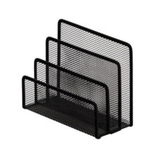 Підставка для паперів металева, 17х8,3х13,5 см, чорна H-Tone (JJ41219)
