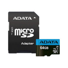 ' 64GB microSDXC A-DATA Premier Class 10 A1 R-85Mb/s UHS-1 (AUSDX64GUICL10A1-RA1)