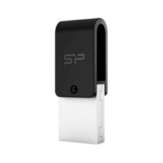 USB + OTG Flash Drive 32 Gb SILICON POWER Mobile X21 (for Android) Black (SP032GBUF2X21V1K)