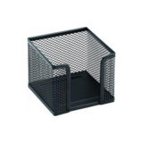Бокс для паперу металевий, 10х10х10 см, чорний H-Tone (JJ41204)