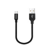 Кабель USB 2.0 Type-C - 0.25 м Colorway 2.4А черный (CW-CBUC048-BK)