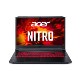 Ноутбук 17" ACER Nitro 5 AN517-52-55N6 NH.Q80EU.00Z / черный / 17.3" (1920х1080) IPS/ Intel® i5-10300 / 16Gb / 1Tb HDD/SSD 256Gb / GeForce® GTX1650, 4 Gb / no ODD / Linux / / /