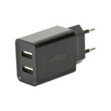 Зарядний пристрій USB 220В EnerGenie EG-U2C2A-03-BK USB 2.1A
