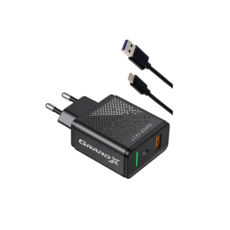   USB 220 Grand-X (CH-850T) 22.5W Super Fast 5--1 QC 3.0, AFC, SCP,FCP, VOOC, +  Type-C