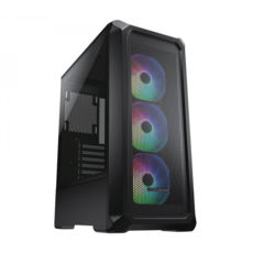   Cougar Archon 2 Mesh RGB (Black) 2*3.5"+6*2.5",1*120 mm Fan Pre-installed, mATX/mini-ITX,  