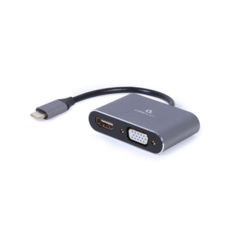  Cablexpert A-USB3C-HDMIVGA-01, USB-C  HDMI/VGA