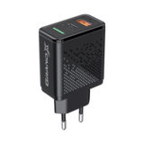 Зарядний пристрій TypeC 220В Grand-X (CH-880) Fast Сharge 6-в-1 PD 3.0, QС3.0, AFC,SCP,FCP,VOOC 1USB+1TypeC 18W