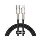 Кабель Type-C/Lightning - 1.0 м Baseus CATLJK-A01 Cafule Series Metal, PD 20W Black