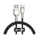 Кабель USB 2.0 Type-C - 1.0 м Baseus CAKF000101 Cafule Series Metal, 66W Black