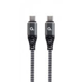 Кабель Type-C/Type-C - 1.5 м Cablexpert CC-USB2B-CMCM100-1.5M, Power Delivery (PD), до 100 Ватт