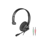 Навушники A4Tech HS-11 (Black), з мікрофоном та регулятором гучності, колір чорний