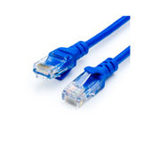 Патч-корд литий 20м ATcom, UTP, категорія. 5E, синій