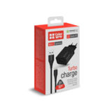 Зарядний пристрій USB 220В Colorway 1USB Quick Charge 3.0 (18W) черное + cable Lightning (CW-CHS013QCL-BK)