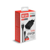 Зарядний пристрій USB 220В Colorway 1USB Quick Charge 3.0 (18W) черное + cable micro USB (CW-CHS013QCM-BK)