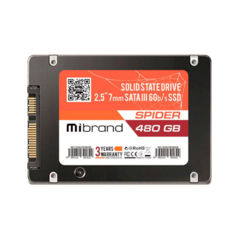  SSD SATA III 480Gb 2.5" Mibrand Spider 7mm 6Gb/s (MI2.5SSD/SP480GB) Bulk