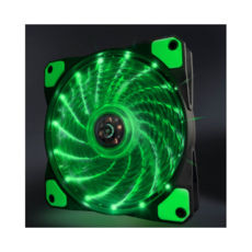  120 mm Frime Iris LED Fan 15LED Green (FLF-HB120G15), 120x120x25mm