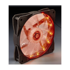  120 mm Frime Iris LED Fan 15LED Orange (FLF-HB120O15), 120x120x25mm