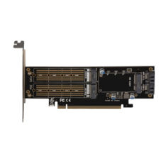  PCI-E - M.2 Frime PCI-E x16 to 2xM.2 (M Key+B Key) + 1 x mSata (ECF-PCIEtoSSD009.LP)