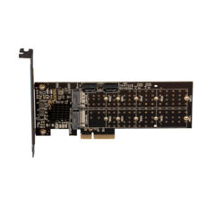  PCI-E - M.2+Sata Frime PCI-E x4 to 2 x M.2 (B Key) + 2 x Sata, 88SE9215 (ECF-PCIEtoSSD012.LP)