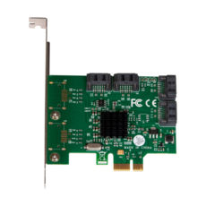  PCI-E - Sata III Frime PCI-E x1 to 4 x Sata III, 88SE9215 (ECF-PCIEto4SATAIII002)