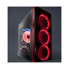  Frime Vision Red led,  , Midi-Tower, ITX, microATX, ATX,  0.6 ,  3 120 LED Red;  : 1 80/92 ; 1x USB 3.0, 2x USB 2.0,  378  173  418  (Vision-U3-3RSRF-WP)