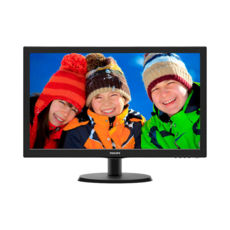 Монітор Philips 24" 243V5QHABA / LED / MVA / 16:9 / DVI, HDMI, VGA / 1920x1080 / чорний / вбудовані колонки / /