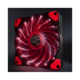 Вентилятор 120 mm Frime Iris LED Fan 15LED Red (FLF-HB120R15), 120x120x25mm