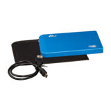Зовнішня кишеня 2.5" Frime (FHE62.25U20) Metal USB 2.0 Blue
