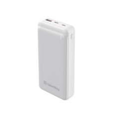   (Power Bank) ColorWay 20 000 mAh Slim (USB QC3.0 + USB-C PD 20W) White (CW-PB200LPG3WT-PD)
