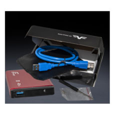 Зовнішня кишеня 2.5" Frime (FHE23.25U30) USB 3.0 Red, Metal