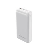 Внешний аккумулятор (Power Bank) ColorWay 20 000 mAh Slim (USB QC3.0 + USB-C PD 20W) White (CW-PB200LPG3WT-PD)