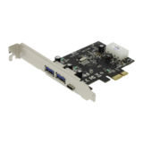 Контроллер PCI-E STLab U-1340 USB 3.1 Gen1 1xUSB 3.1 Type-C + 2xUSB 3.1 Type-A