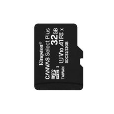  ' 32 GB microSDHC Kingston UHS-I Canvas Select Plus 1 (R100MB/s) (SDCS2/32GBSP)   