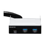 USB хаб CHIEFTEC MUB-3003C для 3.5" відсіків фронтальних панелей корпусів, 2xUSB 3.1 Gen.1 / 1xUSB