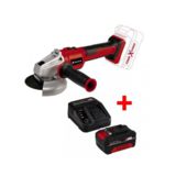 Машина шліф.кутова акумуляторна Einhell AXXIO 18/125 Q Kit 4 Ah 20121428 18В, 125 мм, безщітковий