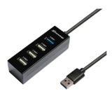 Хаб-юсб 2.0 Grand-X Travel 4 порти (1хUSB3.0+3хUSB2.0) (GH-409)