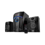Акустична система 2.1 REAL-EL M-350, чорний (44Вт, Bluetooth, FM-тюнер, USB/SD, дісплей, ПДУ)