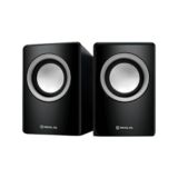 Акустична система 2.0 REAL-EL S-215 чорні 2x3W, USB, дерев'яний корпус