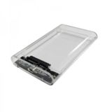 Зовнішня кишеня 2.5" Agestar 3UB2P6C (Transparent), USB 3.2, 12.5mm /15mm HDD/SSD, прозорий